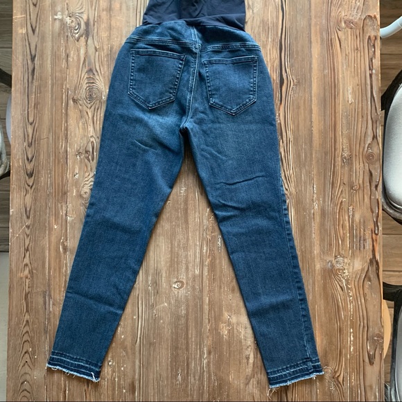 Indigo Blue | Dark Blue Maternity Jeans - Picture 2 of 6